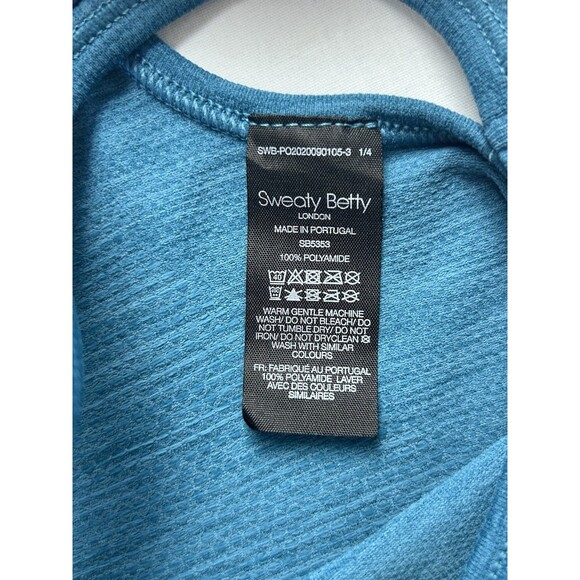 Sweaty Betty Womens XS Blue Tank Top - Picture 4 of 7